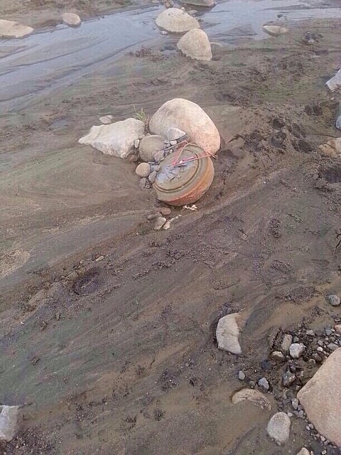 البلوي لـ"سبق": اللغم جرفته السيول المنقولة من اليمن وأبلغ عنه مواطن