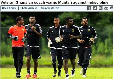 مدرب غاني يحذّر مونتاري من عدم الانضباط مع الاتحاد