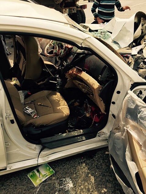 مصرع وإصابة 6 من عائلة واحدة في حادث اصطدام مروع بالباحة