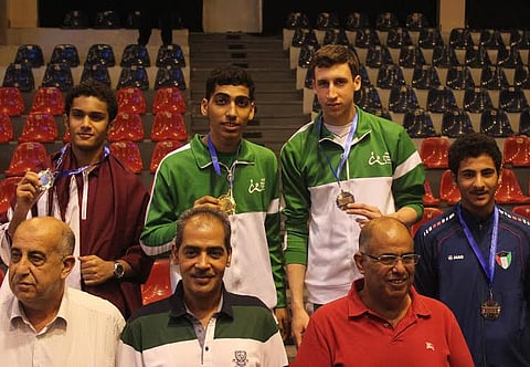 "أخضر المبارزة" ينتزع خمس ميداليات في الأردن