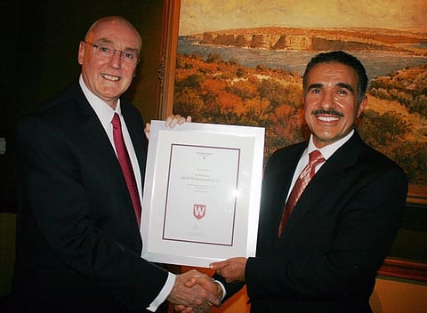 جامعة "ويسترن" تمنح سفير المملكة بأستراليا أول شهادة من نوعها