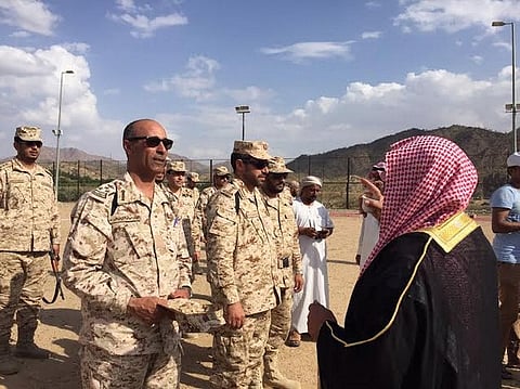 شاهد.. وفدٌ من قبائل"ال تليد" يزور المرابطين بـ "ربوعة عسير"