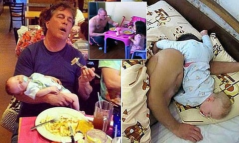 بالصور.. شاهد واختبر قدراتك على أن تكون أبًا