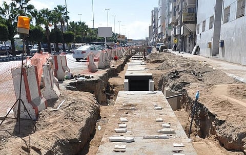 أمانة الطائف تنفذ أنفاق خدمات بطريق الملك عبدالله