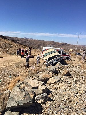 "أحمر الباحة" يباشر 112 بلاغ حوادث مرورية وحالات مرضية في 4 أيام