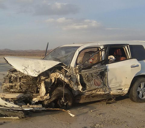 مصرع مواطن وإصابة زوجته وطفليه في تصادم مروع جنوب بيشة