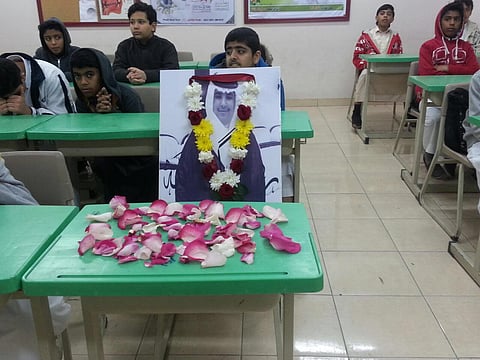 "متوسطة اليرموك" بالأحساء تودع الطالب "محمد" شهيد مسجد الرضا