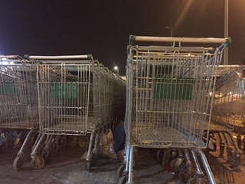 عربات الأسواق تنقل الأغراض وتحمل الأطفال.. وسط تحذيرات الأطباء