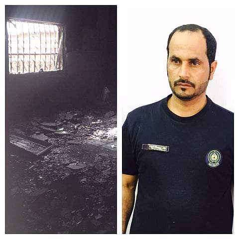 الشراري ينقذ طفلاً احتُجز داخل غرفة مشتعلة في طبرجل