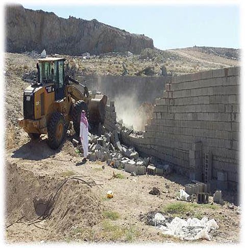 أمانة جدة تزيل تعديات على 33 ألف متر مربع على الأراضي الحكومية