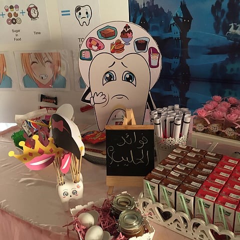 "ابتسامتك حلوة ليش تخبيها".. فعالية بمدرسة ابتدائية بحائل