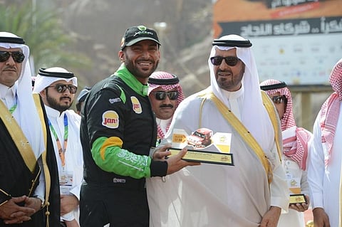 بالصور.. "سعود بن عبدالمحسن" يُطلق رالي حائل نيسان الدولي