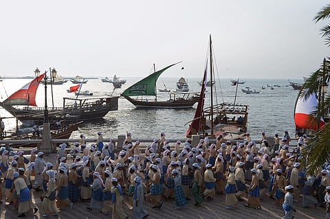 شاهد.. 220 بحاراً خليجياً يلتقون في أكبر تجمع على الساحل الشرقي