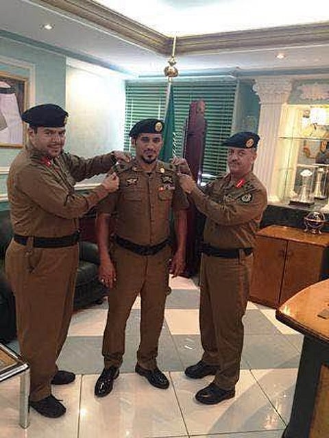 "الحمدي" إلى رتبة "رائد" بمرور ينبع