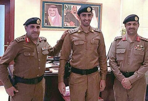 ترقية قائد وحدة مهام مرور الرياض إلى رتبة ملازم أول
