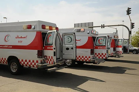 15 بلاغًا للهلال الأحمر بالباحة عن حوادث مرورية خلال يومين