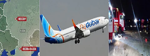 بالفيديو.. تحطم طائرة "فلاي دبي" جنوب روسيا ومصرع جميع ركابها