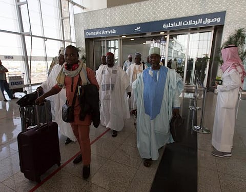 وصول الدفعة الأولى من المجموعة الرابعة لضيوف خادم الحرمين للعمرة