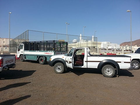 "بلدية البيداء" تضبط عدداً من بائعي الأعلاف الجائلين