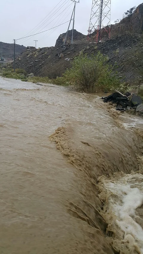 ارتفاع في حوادث الأمطار خلال يومين بالطائف وتطلعات بتعليق الدراسة.. غدًا