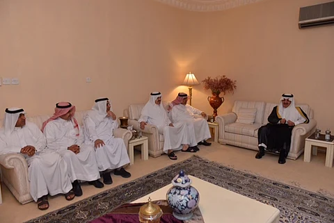 أمير الشرقية يعزي الأنصاري في وفاة "عمه "