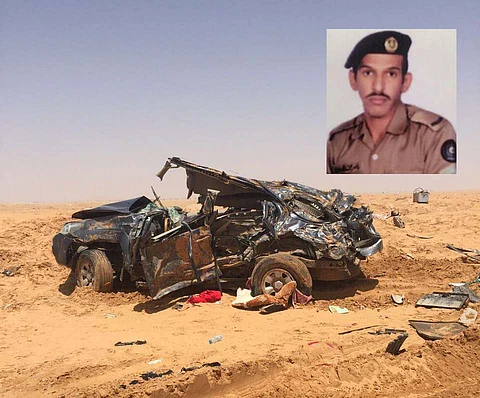رجل أمن يودع الحياة بعد إنقاذه امرأة وطفلها في حادث مروري بالسليل