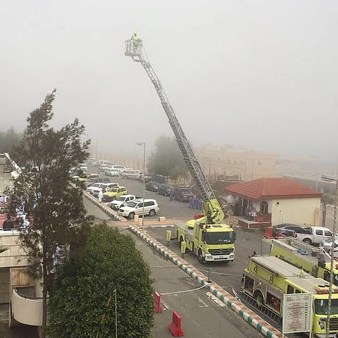 "مستشفى النماص" ينفذ فرضية إخلاء بـ"قسم الرجال"