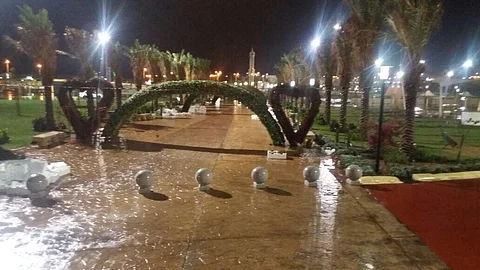 السيول تُغرق "منتزه الردف" وتؤجّل احتفال المنظمة العربية للسياحة بالطائف