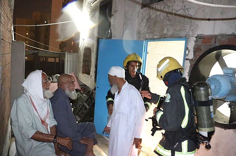 مدني العاصمة المقدسة يخمد حريقًا بفندق بالمسفلة يسفر عن ٦ إصابات