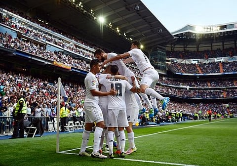 بالصور.. ريال مدريد يضرب إيبار برباعية ويصعد للوصافة