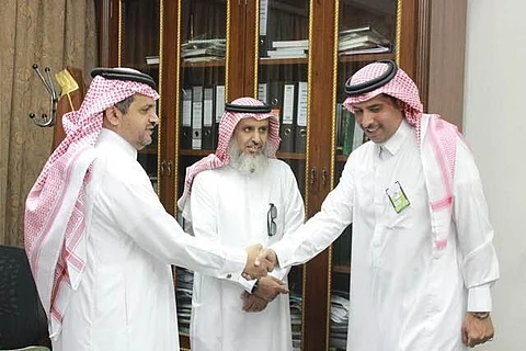 محافظ النماص يستقبل مديري الإدارات الحكومية