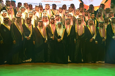 أمير الرياض يرعى حفل تخريج 199 طالبًا بجامعة اليمامة