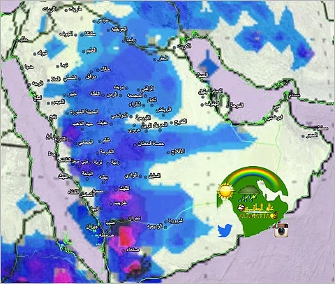 "الحربي": حالة جوية غير مستقرة تبدأ الثلاثاء.. وتشمل مناطق واسعة من السعودية