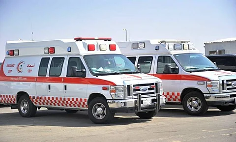 تصادم بطريق الهجرة يصرع ويصيب 8 و3 فرق إسعاف وطائرة تباشر