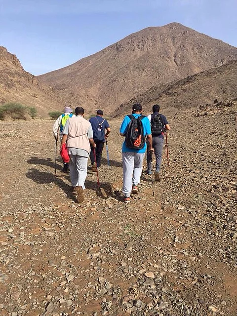 "سياحة الباحة" و"دروب العرب" ينظمان "رحلة هايكنج" ببلجرشي