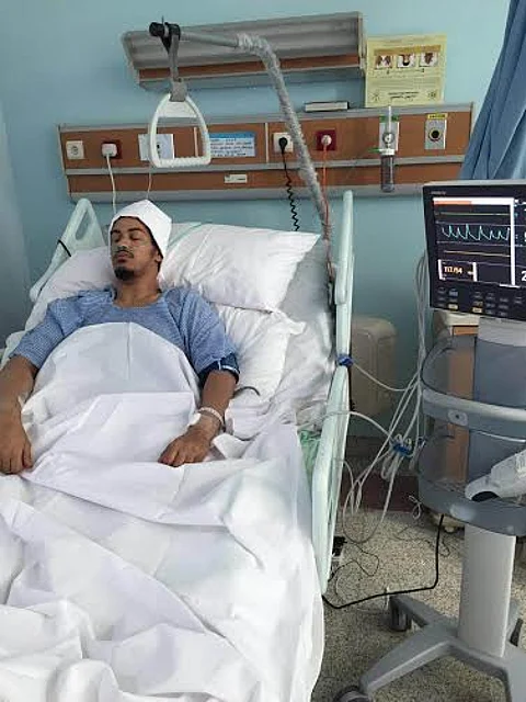 رجل أمن يرقد بالعناية المركزة في مستشفى بريدة