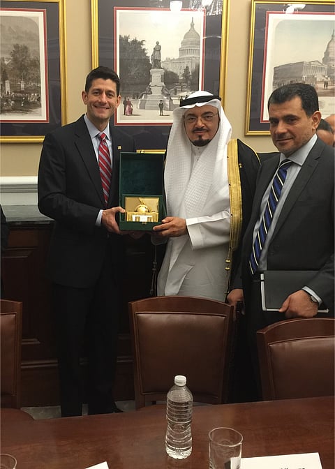 رئيس مجلس النواب الأمريكي ينوه بجهود المملكة في إنشاء تحالف إسلامي لمحاربة الإرهاب