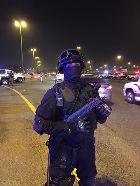 قوات أمن الطرق الخاصة والتدخل السريع تضبط مداخل مكة