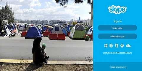 ما هي مكالمة الـ"سكايب" التي ينتظرها اللاجئون في اليونان بيأس؟