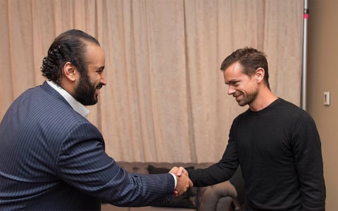 الأمير محمد بن سلمان يلتقي الرئيس التنفيذي لـ "تويتر" جاك دورسي في نيويورك