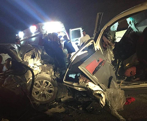 مصرع شخصين وإصابة أربعة بحادث تصادم على طريق بيشة - الخميس