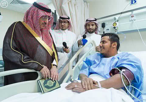 ولي العهد : الوطن يفخر بأبنائه الذين قدموا أرواحهم فداءً لدينهم وأمن وطنهم