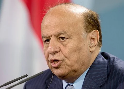 الرئيس اليمني: الهجمات الإرهابية التي تنفذها "قوى الشر والظلام" يائسة