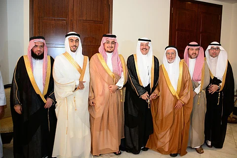 أمراء ومسؤولون يشرفون زفاف العليان والمهنا