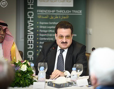 وزير التجارة وسفير خادم الحرمين بلندن يستعرضان "رؤية المملكة 2030" بالغرفة العربية البريطانية