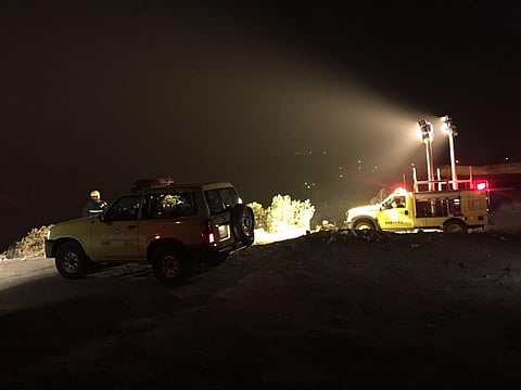 مدني الطائف يوقف البحث عن مفقود الهدا.. ومعاودة البحث فجر غد