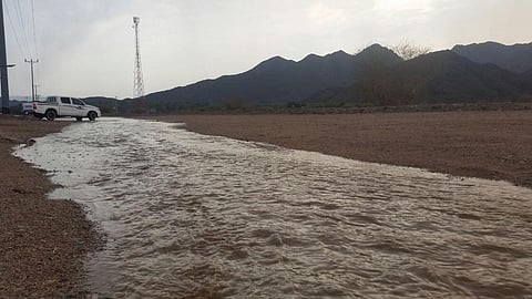 بالصور والفيديو.. "الرباب" تهطل على قرى المدينة الشمالية