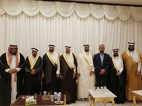 "العنزي" يحتفل بزواج "مهند "في الرياض