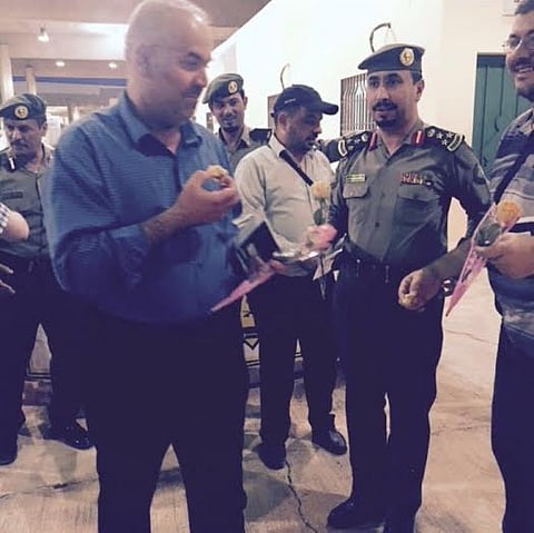 مدير جوازات الشمالية يستقبل الحجاج في منفذ جديدة عرعر