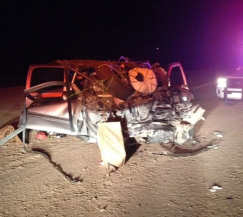 أسرة سعودية تُفجع بموت اثنين من أفرادها بحادث مروري على طريق حقل